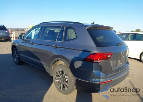 2022 Volkswagen Tiguan 2.0T S z USA, uszkodzony, nr VIN 3VV0B7AX7NM043674